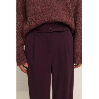 Expresso Broek Fudge Dark Red
